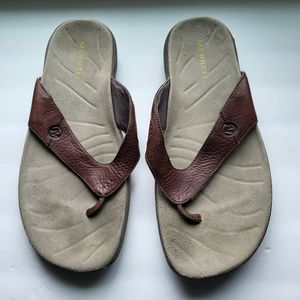 Merrell Kelso Chill Leather Thong Flip Flop Men's 10